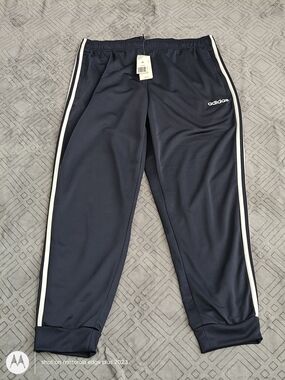 Adidas Navy Jogger Essential Track Pants Joggers Size XL DUO452